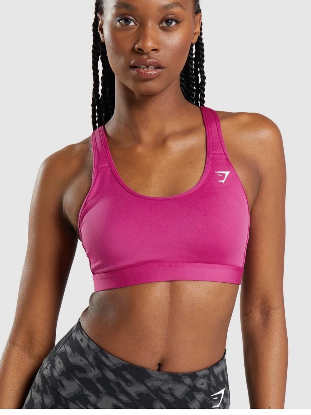 Gymshark Scoop Neck Sports Bra - Dragon Pink NWT